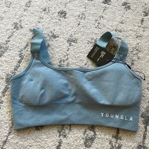 Young LA blue seamless bra, NWT